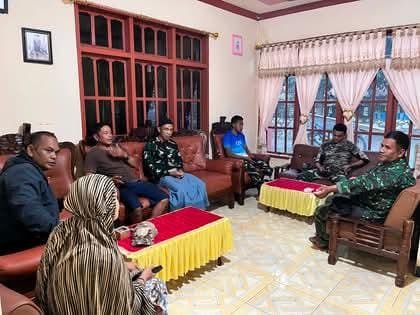 Kegiatan Komsos Satgas TMMD Ke-129 Bersama Warga Patukku