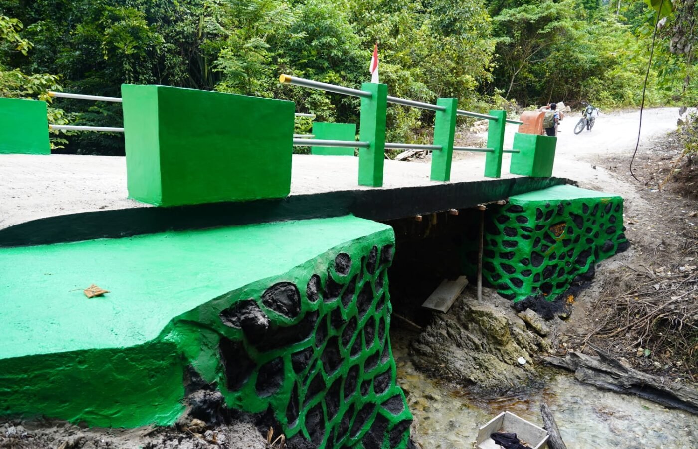 Jembatan Sesor Selesai Dibangun, Memudahkan Akses Warga Hasil TMMD Ke-129