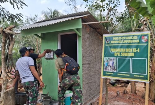 Pembangunan MCK Melalui TMMD ke-129: Sinergi Antara TNI dan Masyarakat