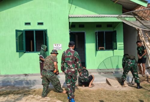 Pemulihan RTLH Ibu Seri Astuti di Lampung Utara, Satgas TMMD Berupaya Ciptakan Kenyamanan