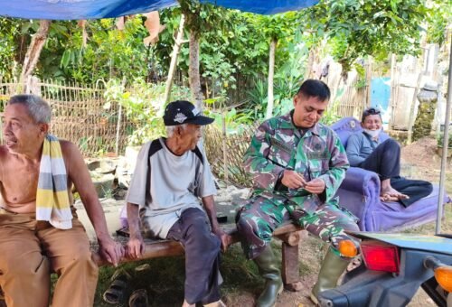 Persiapan HUT RI ke-81: Satgas Kodim 0412/Lampung Utara Gelar Kegiatan Sosial di Tengah Masyarakat