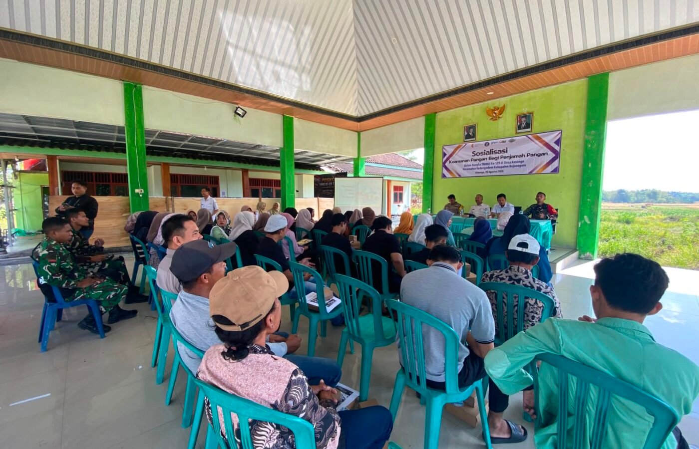 Kodim 0813/Bojonegoro Tingkatkan Kesadaran Keamanan Pangan Melalui TMMD