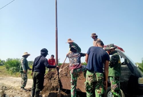 Sinergi Satgas TMMD dan Warga: Jalan Desa Bandar Raya Terwujud