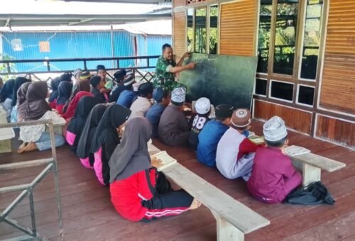 Pendidikan Agama Anak dalam Program TMMD Ke-129 di Desa Tanratuo