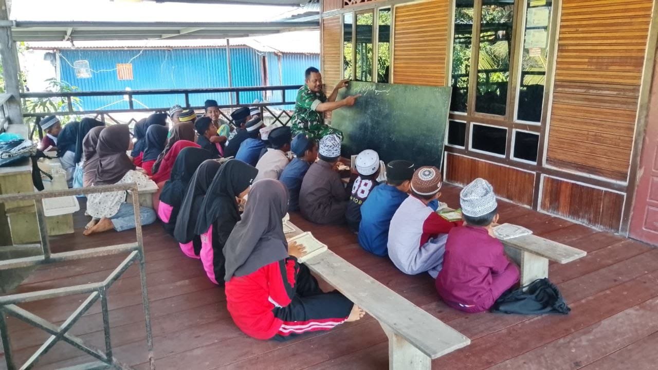 Pendidikan Agama Anak dalam Program TMMD Ke-129 di Desa Tanratuo
