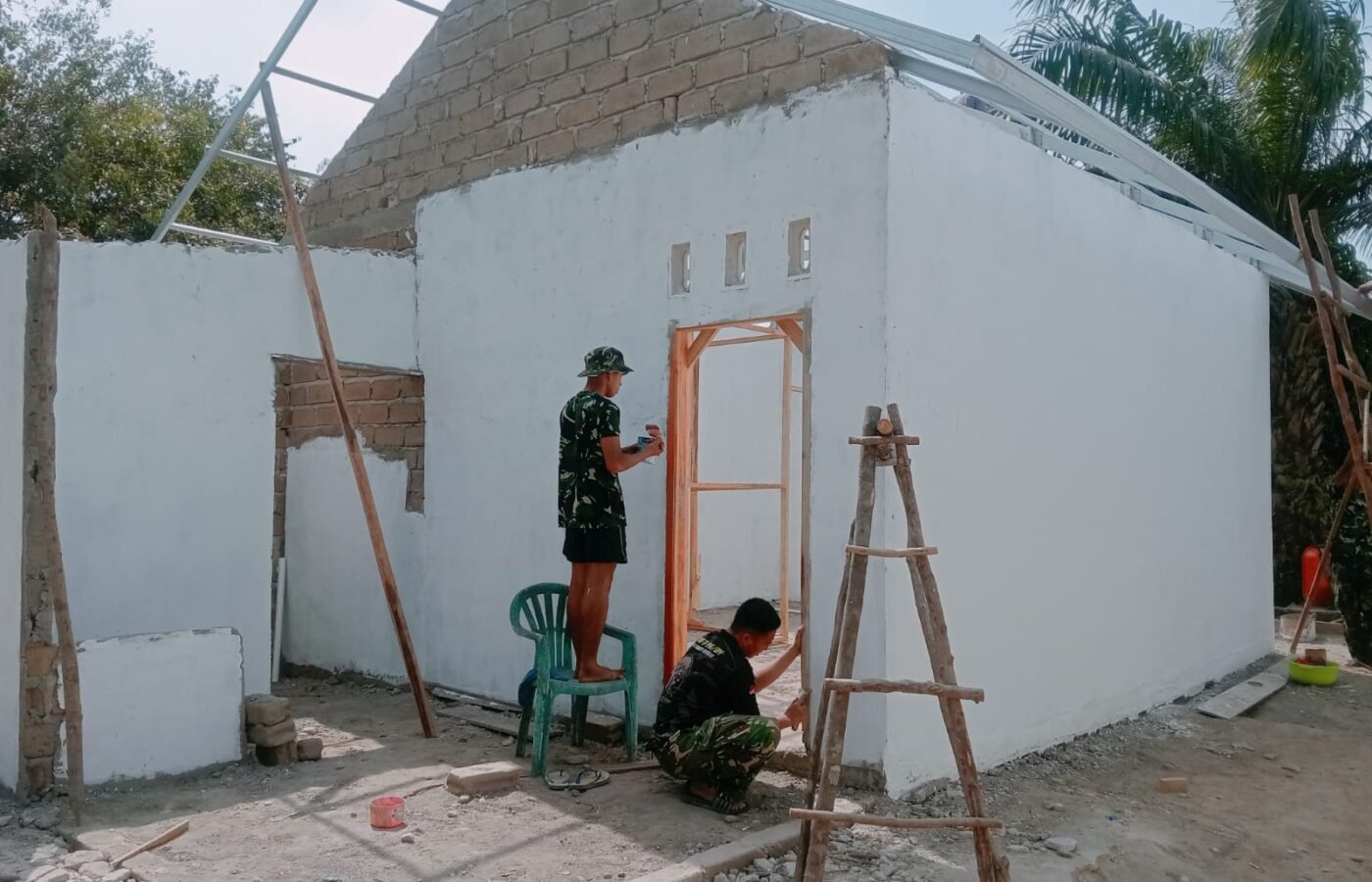 Harapan Baru di Tengah Proyek TMMD 129 di Rumah Pak Ardiansyah