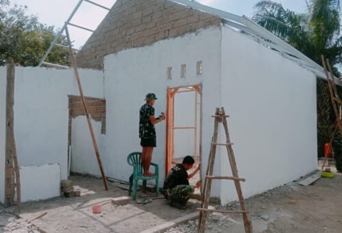Harapan Baru di Tengah Proyek TMMD 129 di Rumah Pak Ardiansyah