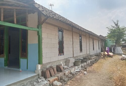 Kemajuan Proyek RTLH Bapak Kasiman dalam TMMD Ke-129