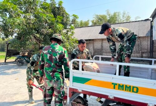 Peran Distribusi Bahan Bangunan dalam TMMD Ke-129