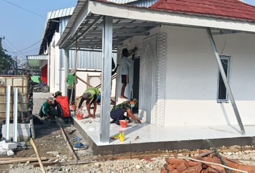 Sinergi TNI dan Masyarakat dalam Proyek Pembangunan Musala dan MCK di Kesongo–Sukorame