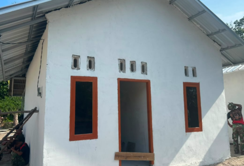 Proyek TMMD 129 Kodim 0413/Bangka: Ibu Rodiah Siap Menempati Rumah Barunya