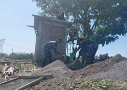 Proyek TMMD 129 di Bojonegoro Tingkatkan Akses Air Bersih untuk Warga Kesongo
