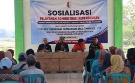 TMMD Ke-129 di Bojonegoro Mempermudah Akses Layanan Administrasi Kependudukan