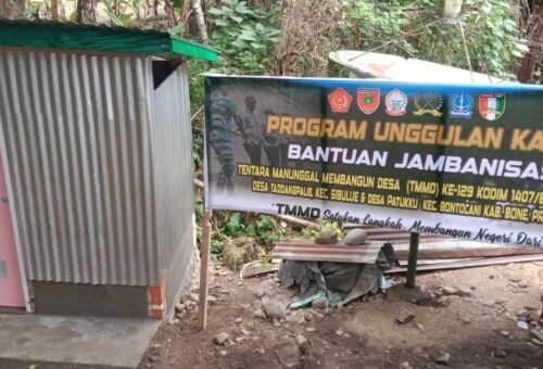Progres MCK Titik 3 TMMD Ke-129 Kodim 1407/Bone di Dusun Pattuku