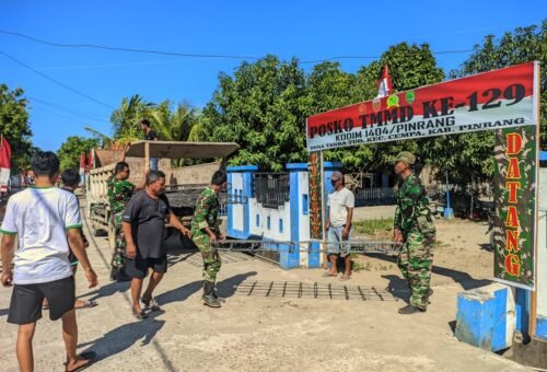 Sinergi Antara TNI dan Warga di TMMD Ke-129 Kodim 1404/Pinrang