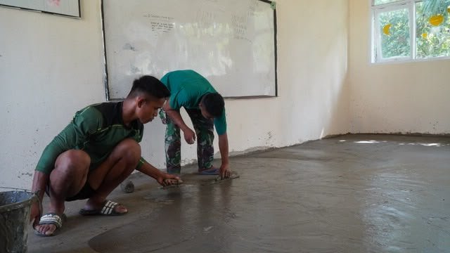 Proses Renovasi SDN Polewali Menuju Penyelesaian Akhir