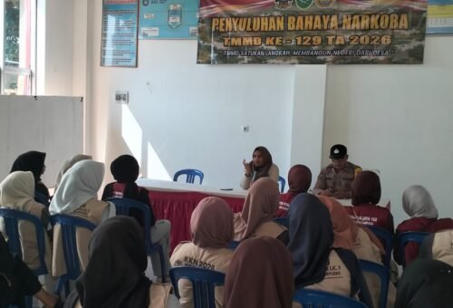 Satgas TMMD ke-129 Selenggarakan Edukasi Bahaya Narkoba bagi Warga