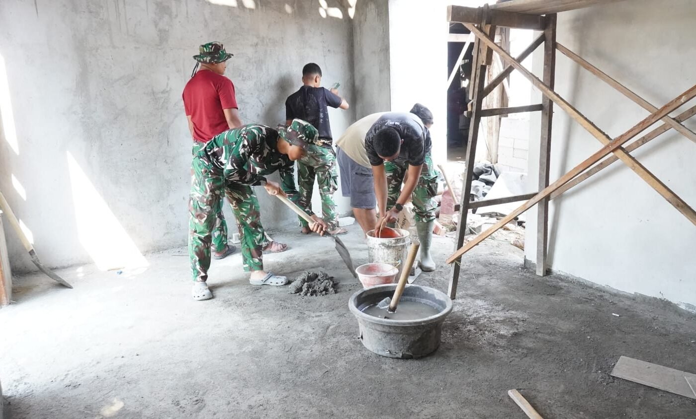 Dedikasi Satgas TMMD 129 Kodim 0812/Lamongan untuk Warga Tlemang