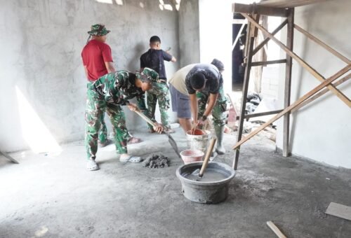 Dedikasi Satgas TMMD 129 Kodim 0812/Lamongan untuk Warga Tlemang