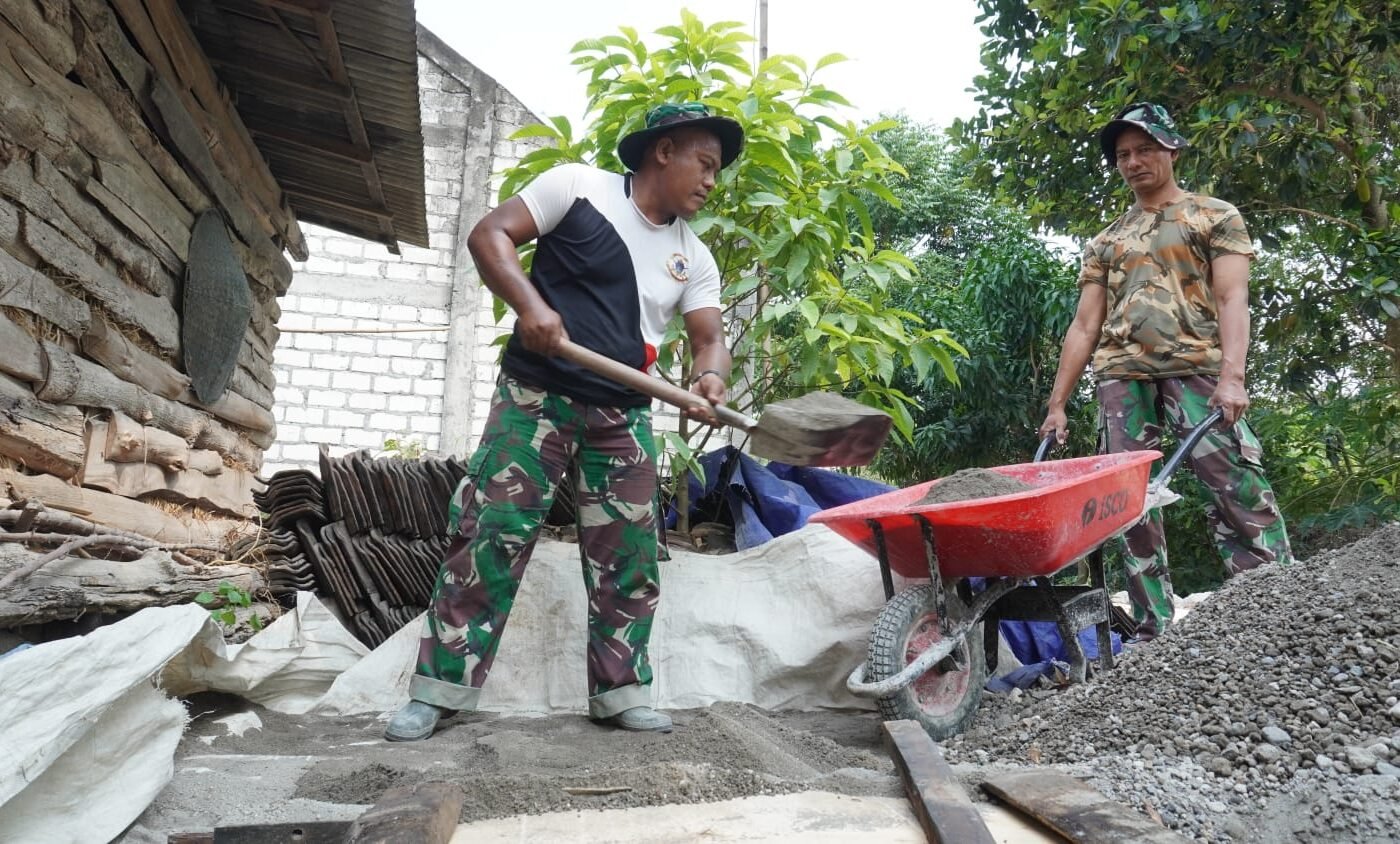Membangun Harapan di Dusun Bakon: Perjuangan Pratu Mar Yuda dan Tim TMMD