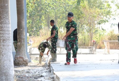 Kebahagiaan Warga Tlemang Usai Pelepasan Bekesting Jalan TMMD