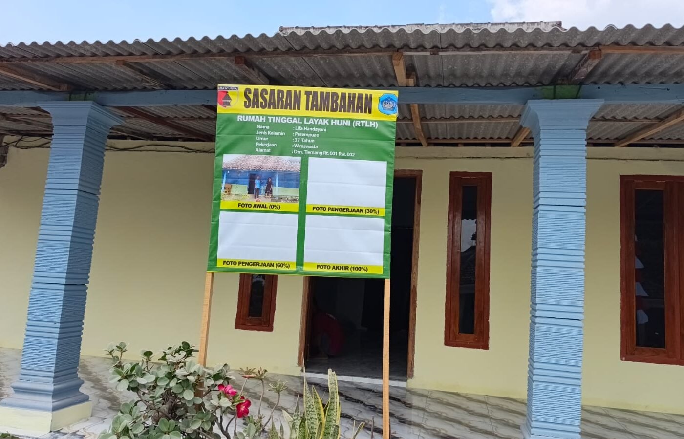 Transformasi Hunian Ibu Lifa: Cerminan Komitmen Satgas TMMD 129 Kodim 0812/Lamongan