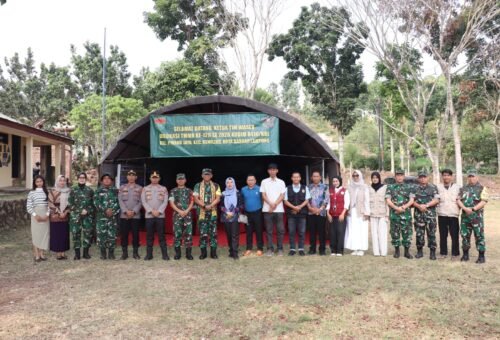 Kunjungan Tim Pengawasan TNI ke TMMD ke-129 Kodim 0410/KBL, Pastikan Program Manfaat bagi Masyarakat