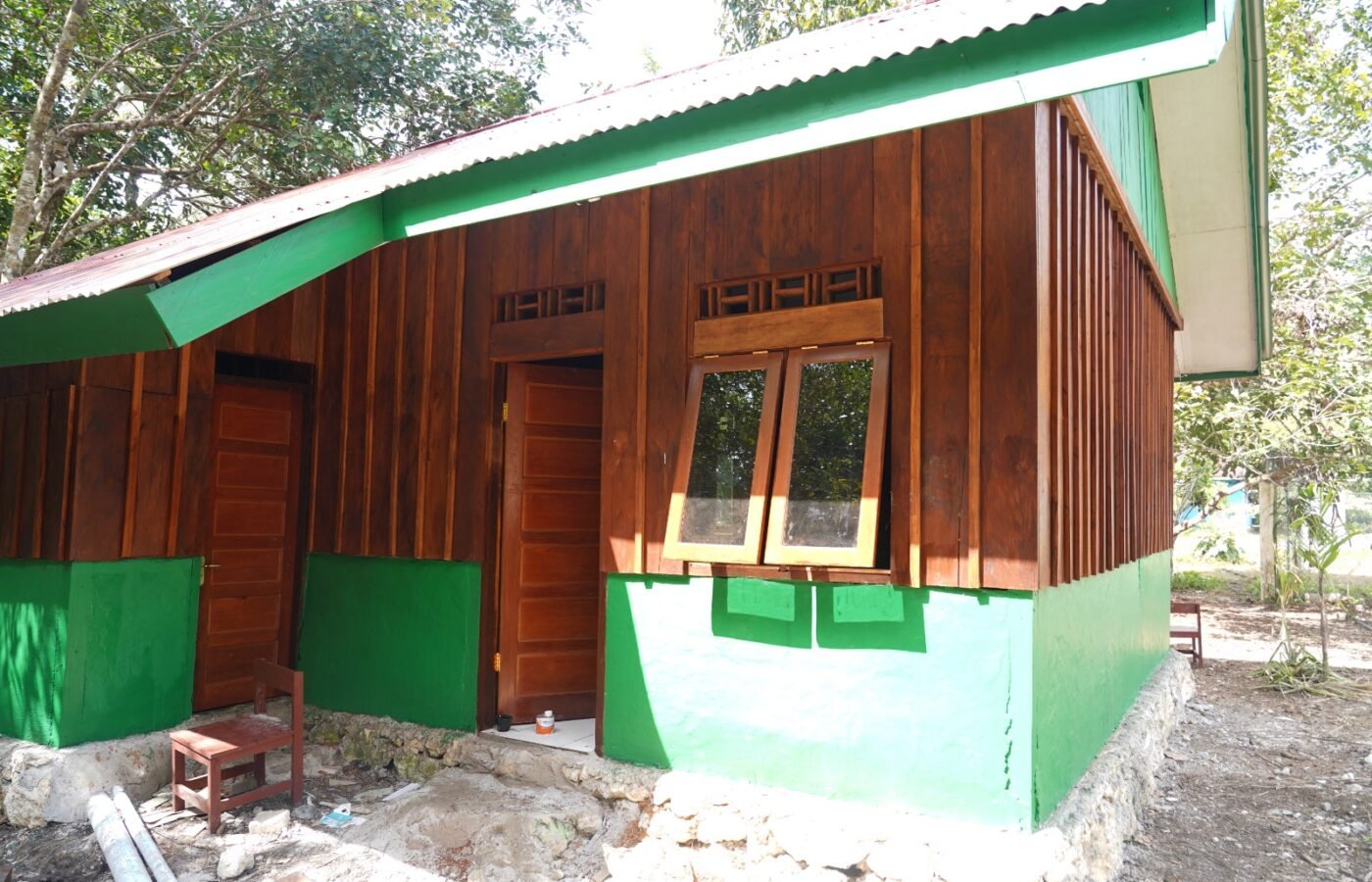 Pembangunan Rumah Pertama di Kampung Sesor Tuntas 100 Persen, Tanda Keberhasilan TMMD Ke-129