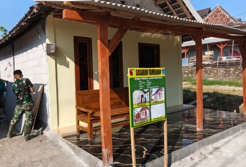 Transformasi Hunian Ibu Kemi: Wujud Empati Satgas TMMD 129 Kodim 0812/Lamongan