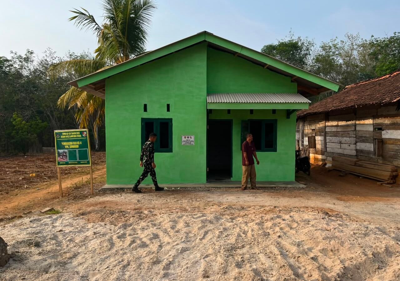 Proyek TMMD ke-129: Rumah Layak Huni dan Fasilitas MCK Sudah Hampir Rampung