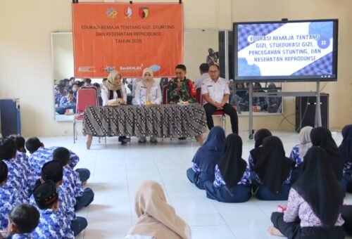 Membangun Masa Depan Sehat: Edukasi Stunting dan Kesehatan Reproduksi oleh TMMD 129 di Bojonegoro