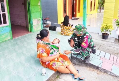 Membangun Kebersamaan di Teras: Inisiatif Babinsa Kesongo dalam TMMD 129 Bojonegoro