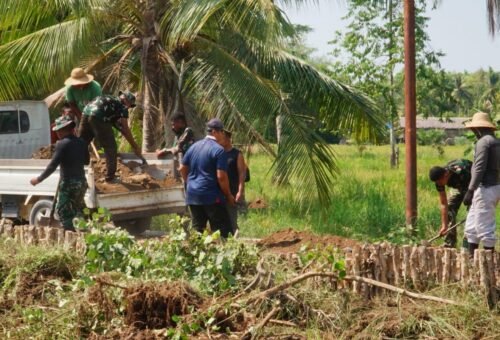 Sinergi Satgas TMMD dan Masyarakat, Ciptakan Pembangunan Desa yang Berkelanjutan