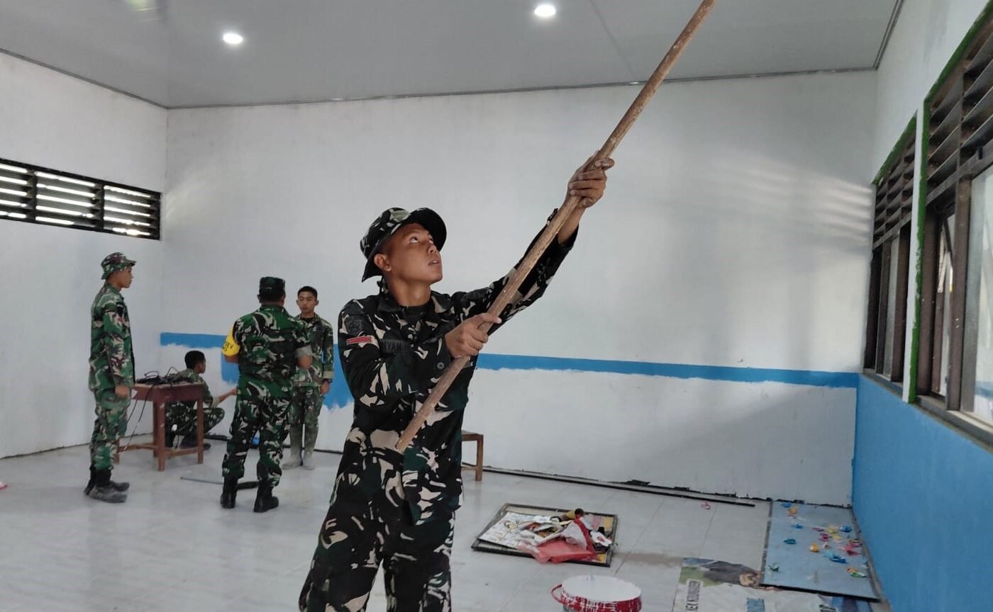 Revitalisasi SDN Kesongo 1 dalam Program TMMD 129 Bojonegoro