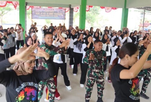 Kegiatan Sosialisasi Senam Line Dance di Bojonegoro