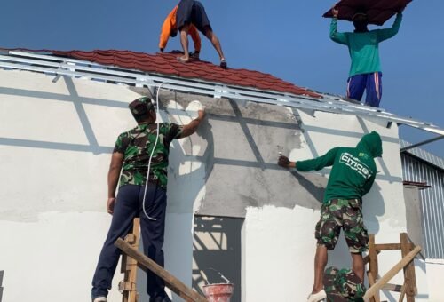 Sinergi TNI dan Warga Kesongo: Membangun Rumah Ibadah di Tapak Perbatasan