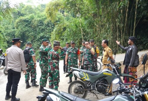 Pengawasan Proyek TMMD ke-129 di Desa Sekardadi