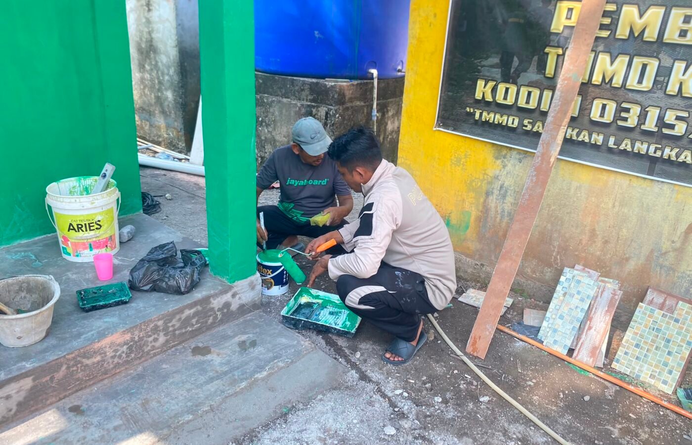 Fasilitas MCK Hasil Satgas TMMD ke-129 Kodim 0315/TPI Siap Dipergunakan