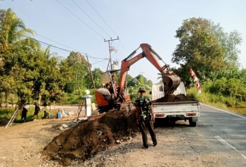 Progres TMMD Reguler ke-129 Dalam Pembangunan Jalan 1,2 Kilometer