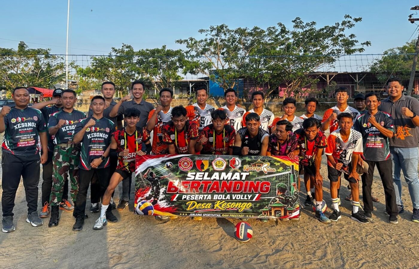 Keceriaan Turnamen Voli TMMD 129 Bojonegoro Satukan Warga Kesongo