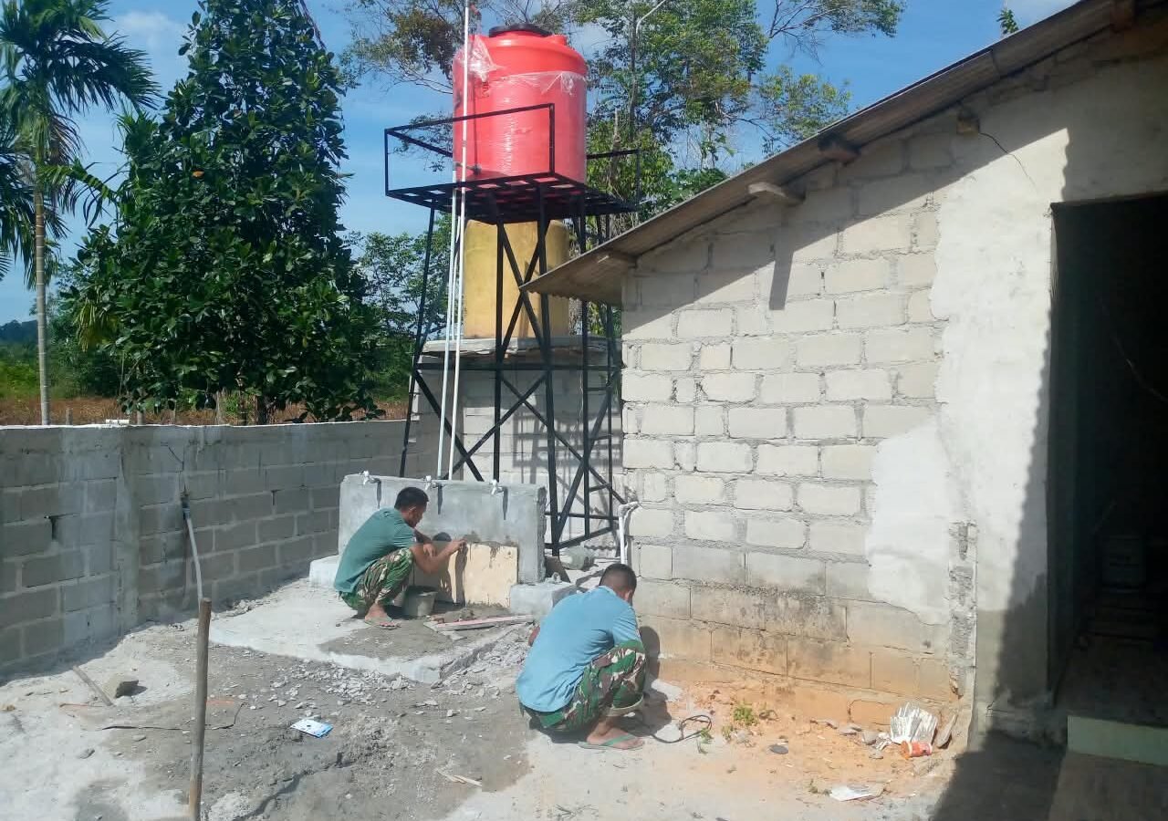 Akses Air Bersih untuk Masyarakat, Satgas TMMD 129 Kodim 0413/Bangka Selesaikan Proyek Sumur Bor