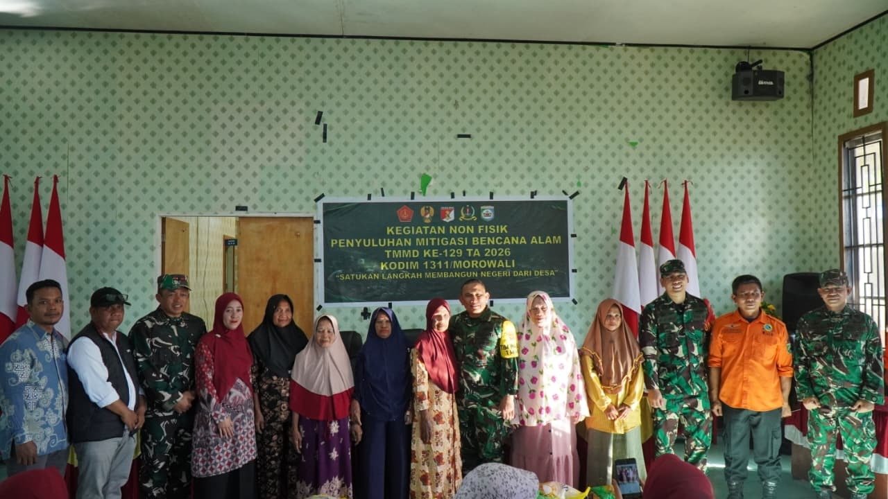 Mayjen TNI Muh. Muchidin Evaluasi Kegiatan Penyuluhan TMMD di Pulau Dua