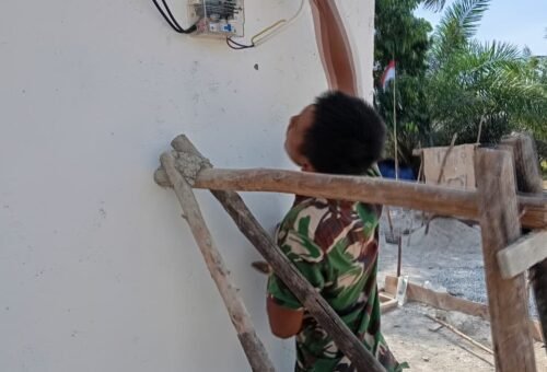 Instalasi Listrik di Hunian Ibu Rodia Siap Sambut Kehidupan Baru