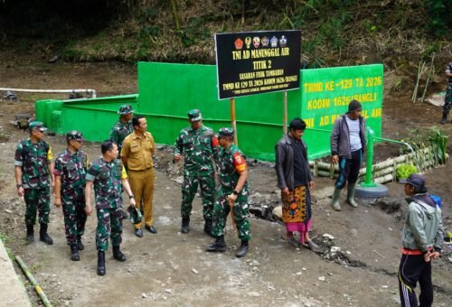 Penilaian Program TNI Manunggal Air oleh Tim Wasev di Bangli