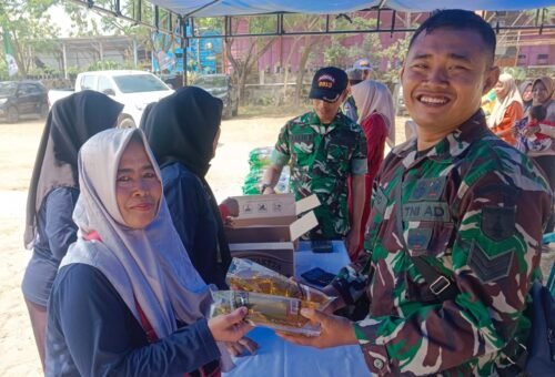 Keceriaan Bersama: Bazar TMMD 129 Bojonegoro di Desa Kesongo