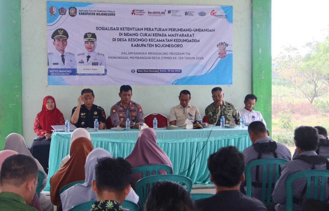TMMD 129 Bojonegoro: Menyelaraskan Pembangunan dan Kesadaran Hukum Masyarakat