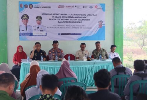 TMMD 129 Bojonegoro: Menyelaraskan Pembangunan dan Kesadaran Hukum Masyarakat
