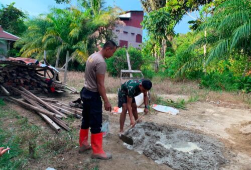 Pembangunan MCK di Gereja Santo Fransiskus Xaverius: Mewujudkan Lingkungan Sehat melalui TMMD