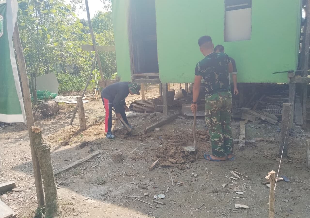 Peningkatan Rumah Tak Layak Huni, Teras Ibu Yustina Segera Terselesaikan