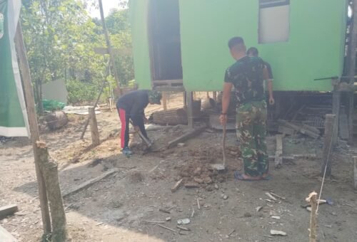 Peningkatan Rumah Tak Layak Huni, Teras Ibu Yustina Segera Terselesaikan